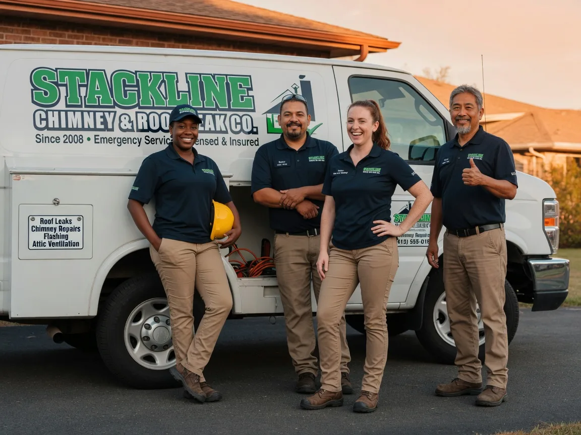 Chimney flashing repair company in Lavon, TX